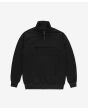 Half Zip Zipper Black
